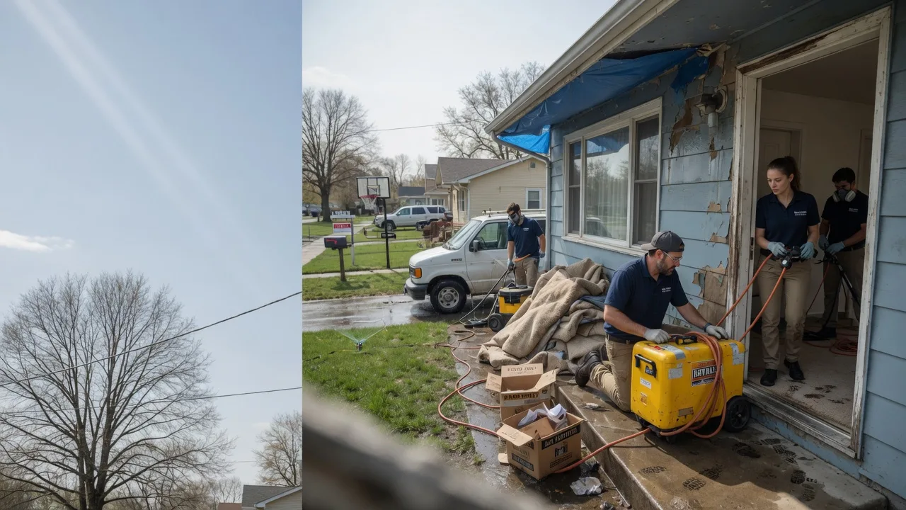 Basement Flood Cleanup in Monument, KS near me